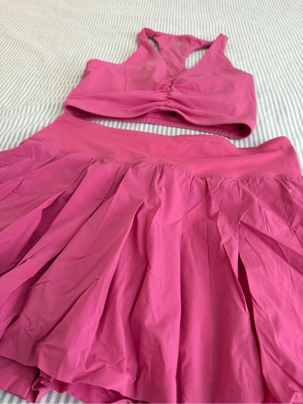 JoyLab Hot Pink Matching Set - skirt & top